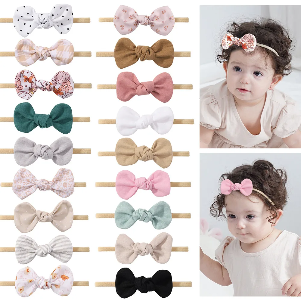 Diademas con lazo estampado para niñas - Accesorios de pelo infantiles - imagen 5