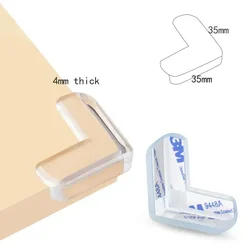 Protector de esquinas de silicona para mesas — seguridad para bebés