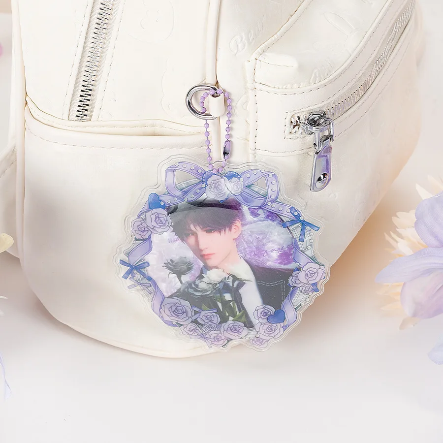 Funda protectora de PVC para pins con diseño de rosas - imagen 4