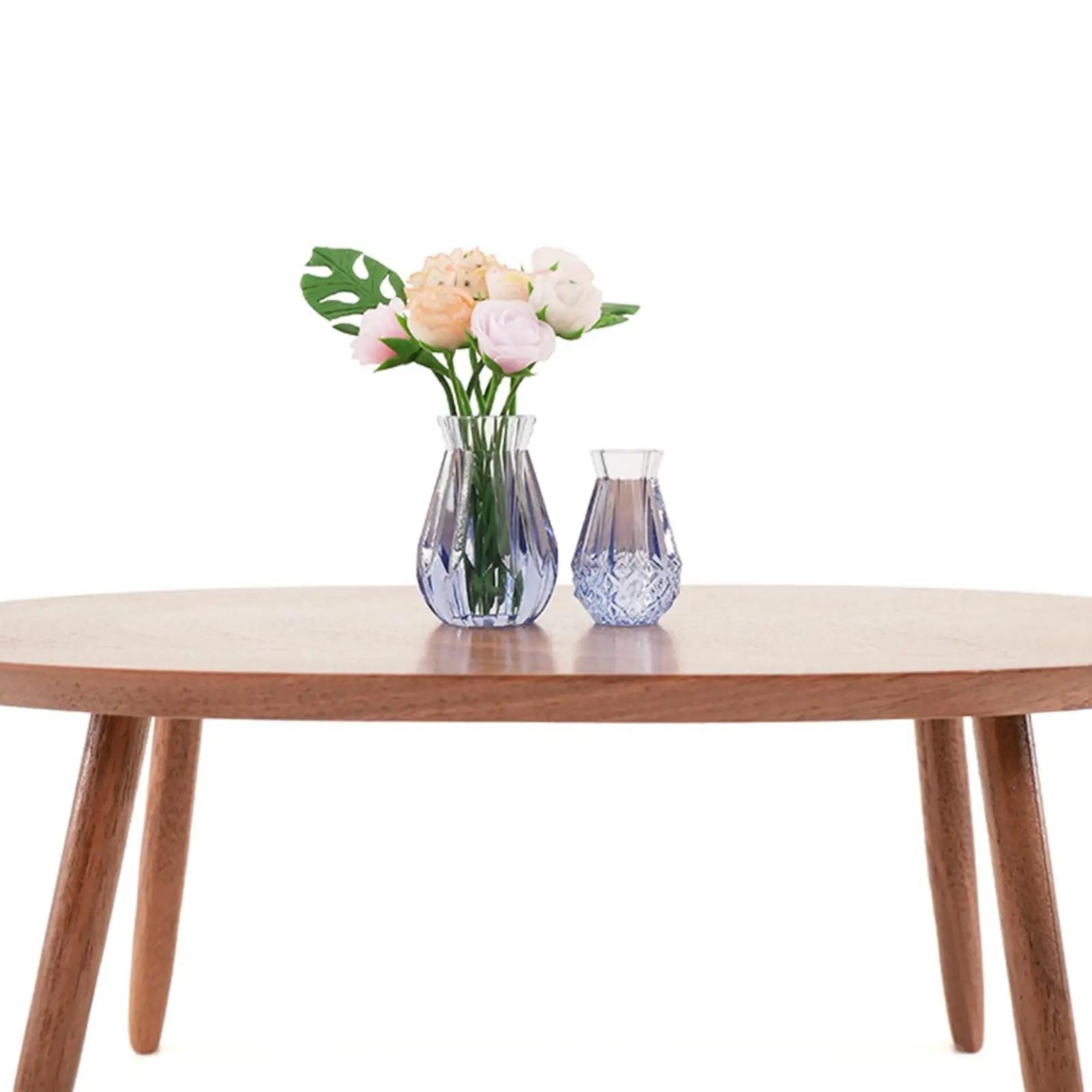 Jarrón miniatura de madera para casa de muñecas, decoración - imagen 3
