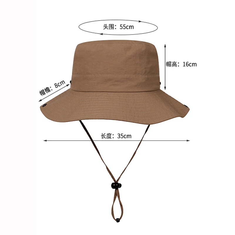 Sombrero infantil tipo bucket de secado rápido para el sol - imagen 5