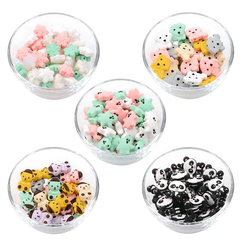 Cuentas de silicona para dentición infantil sin BPA regalo práctico - imagen 2
