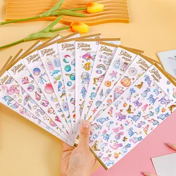 Pegatinas 3D autoadhesivas transparentes para niñas – Decorativas