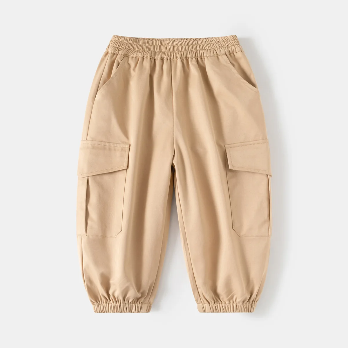 Pantalones cargo de primavera para niños con doble bolsillo exteriores - imagen 4