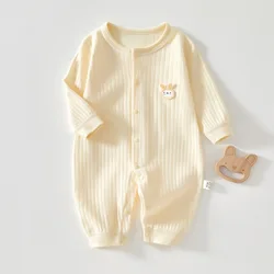 Somenie mono para bebé de algodón con estampado de conejos primaveral