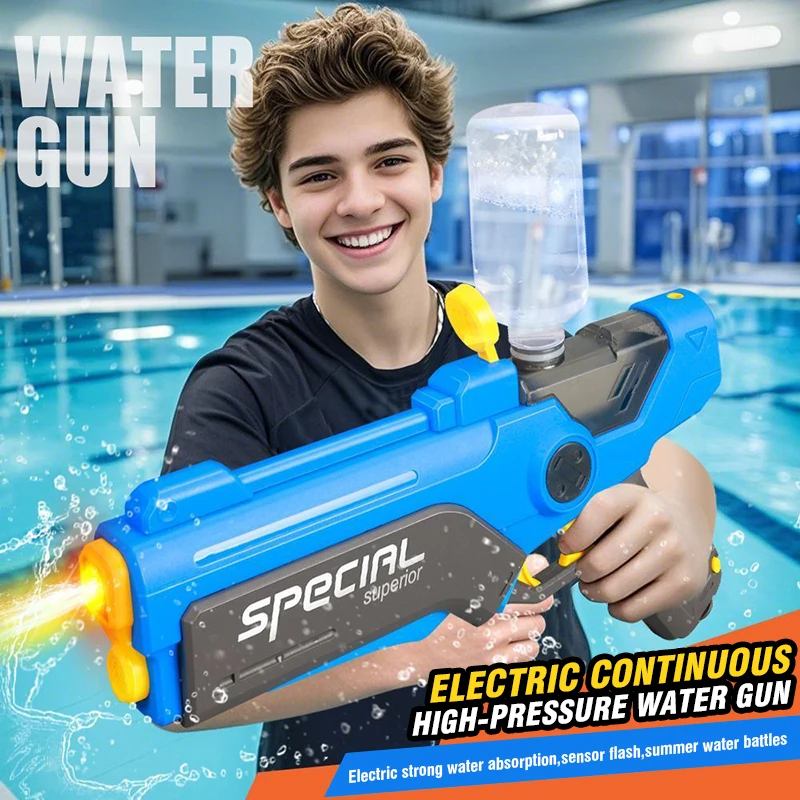 Pistola de agua eléctrica, disparo continuo para exterior - imagen 5