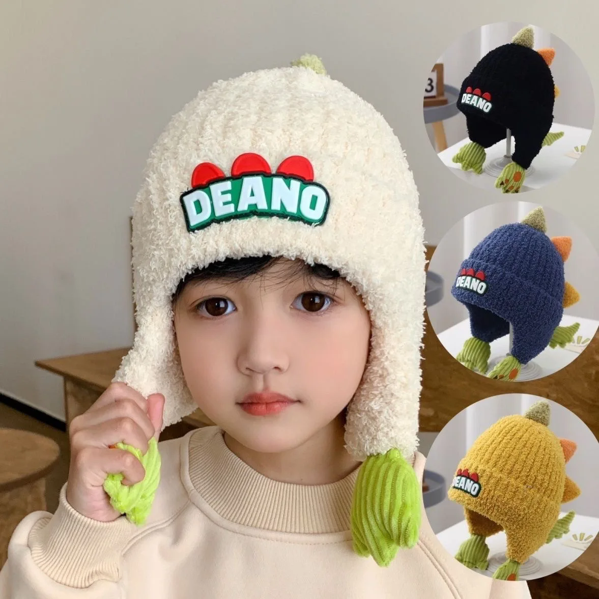 Gorro niño cálido de otoño e invierno con protección oídos - imagen 5