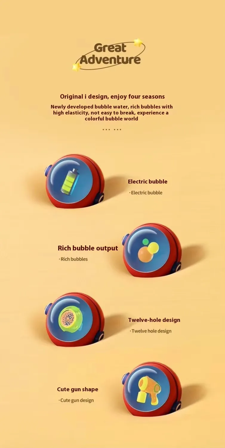 Máquina de burbujas lista para el juego