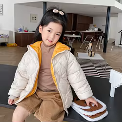 Chaqueta de algodón con capucha para niño – Ideal otoño invierno