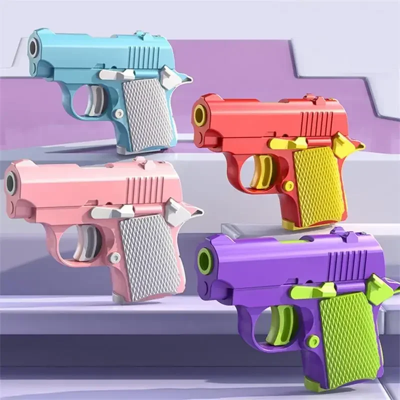 Pistola de juguete antiestrés con efecto tridimensional para niños - imagen 4