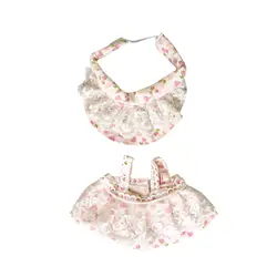 Ropa artesanal para muñeca con sombrero – conjunto completo