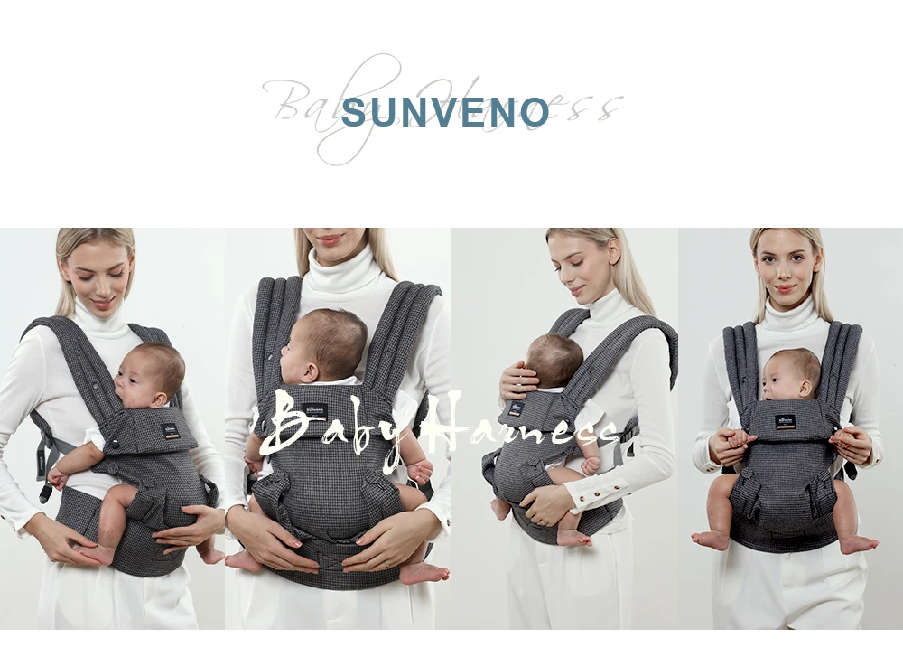 Portabebés Sunveno en posición frontal