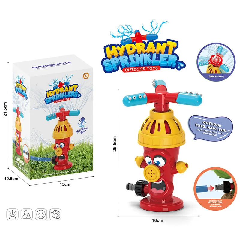 Ducha infantil giratoria para jardín con rociador de agua - imagen 2