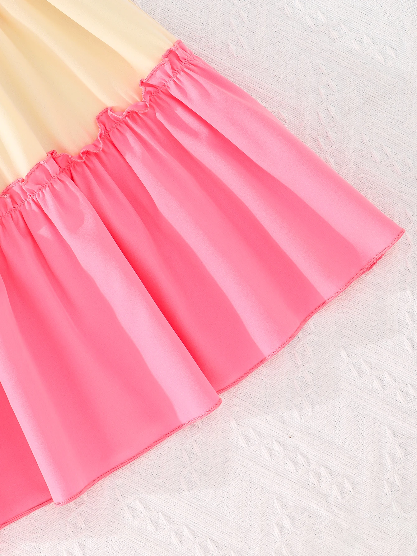 Vestido de verano largo para niña estilo deslizante de playa - imagen 4
