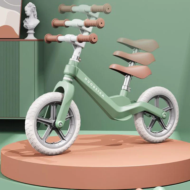 Bicicleta de equilibrio infantil sin pedales con ruedas hinchables - imagen 2