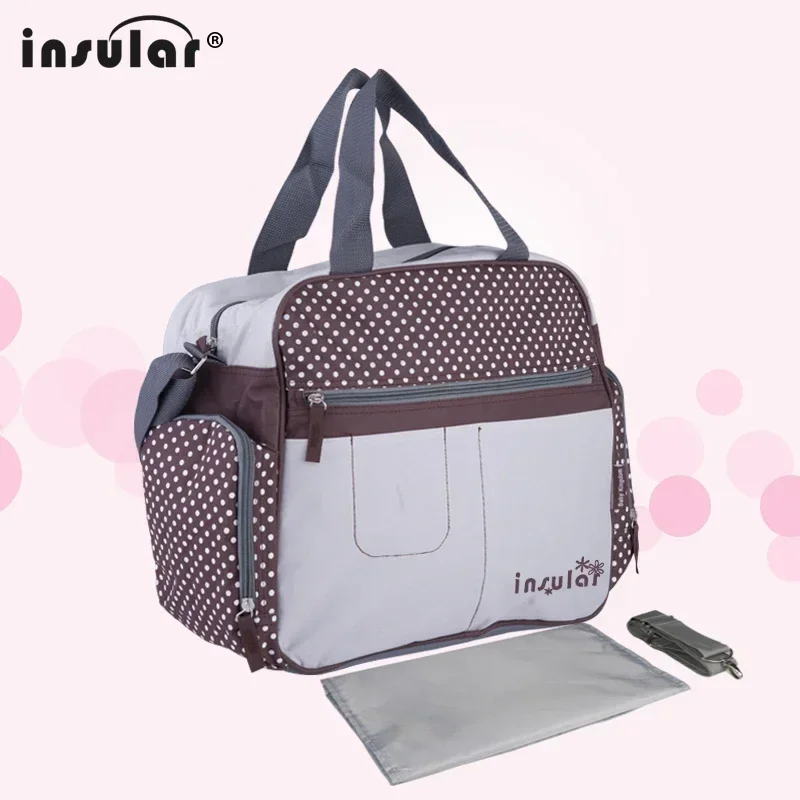 Bolso cambiador impermeable Insular-bolsas para pañales – Estilo messenger - imagen 2