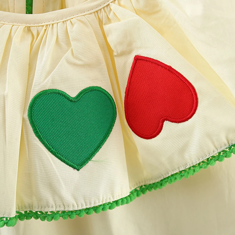 Vestido verano sin mangas en algodón con cuello de muñeca niña pequeña - imagen 4