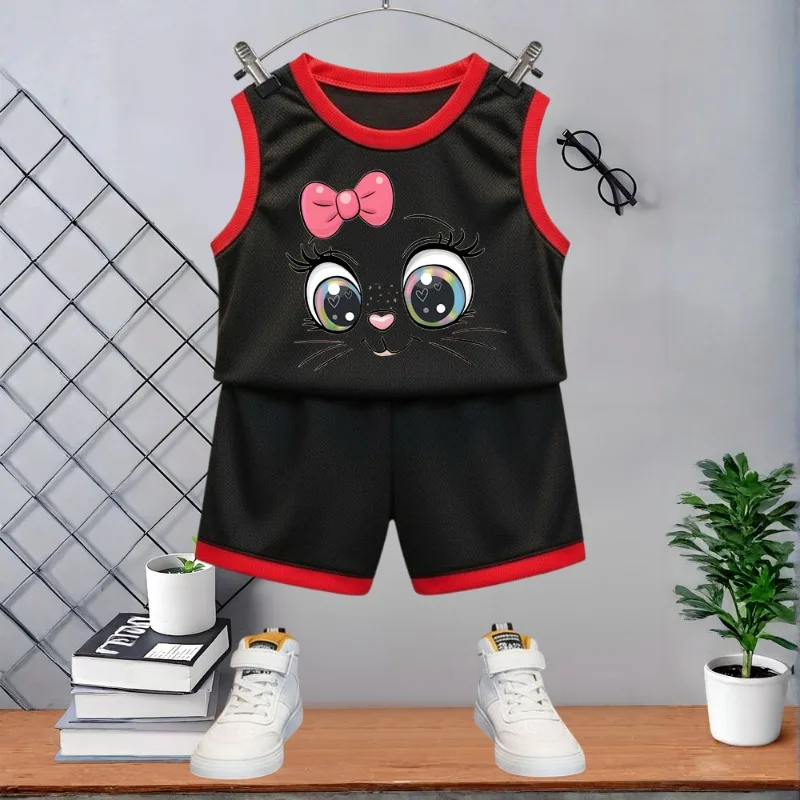 Conjunto de verano niños: chaleco y pantalón corto transpirable - imagen 2