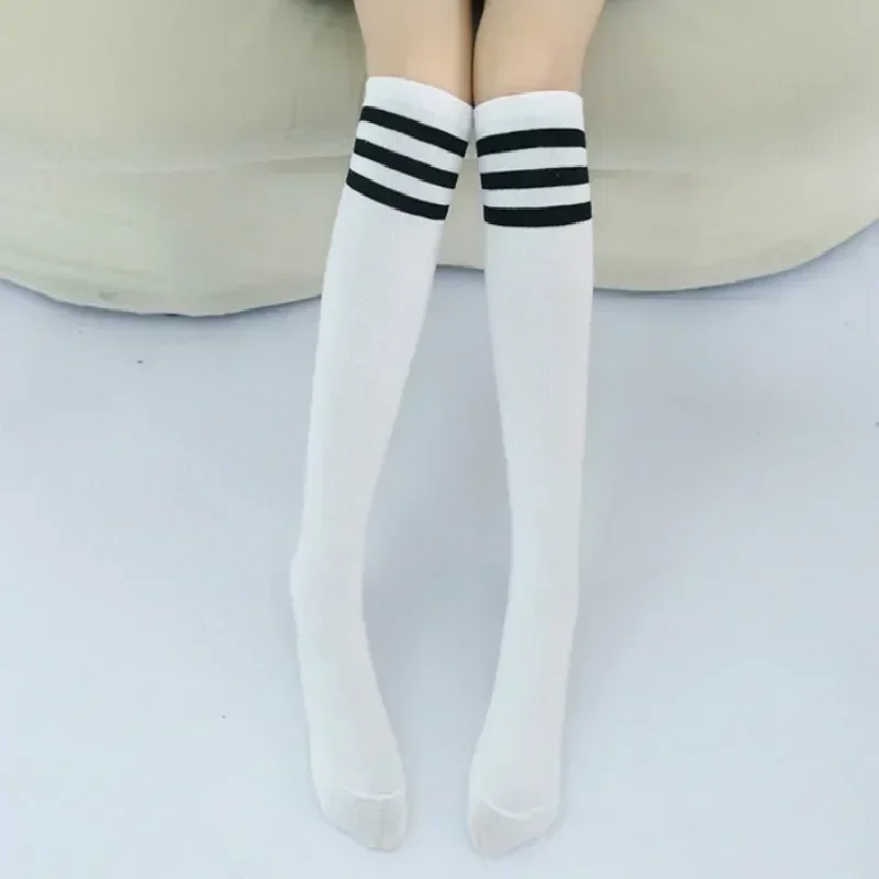 Calcetines deportivos de algodón hasta la rodilla para niños niñas - imagen 2