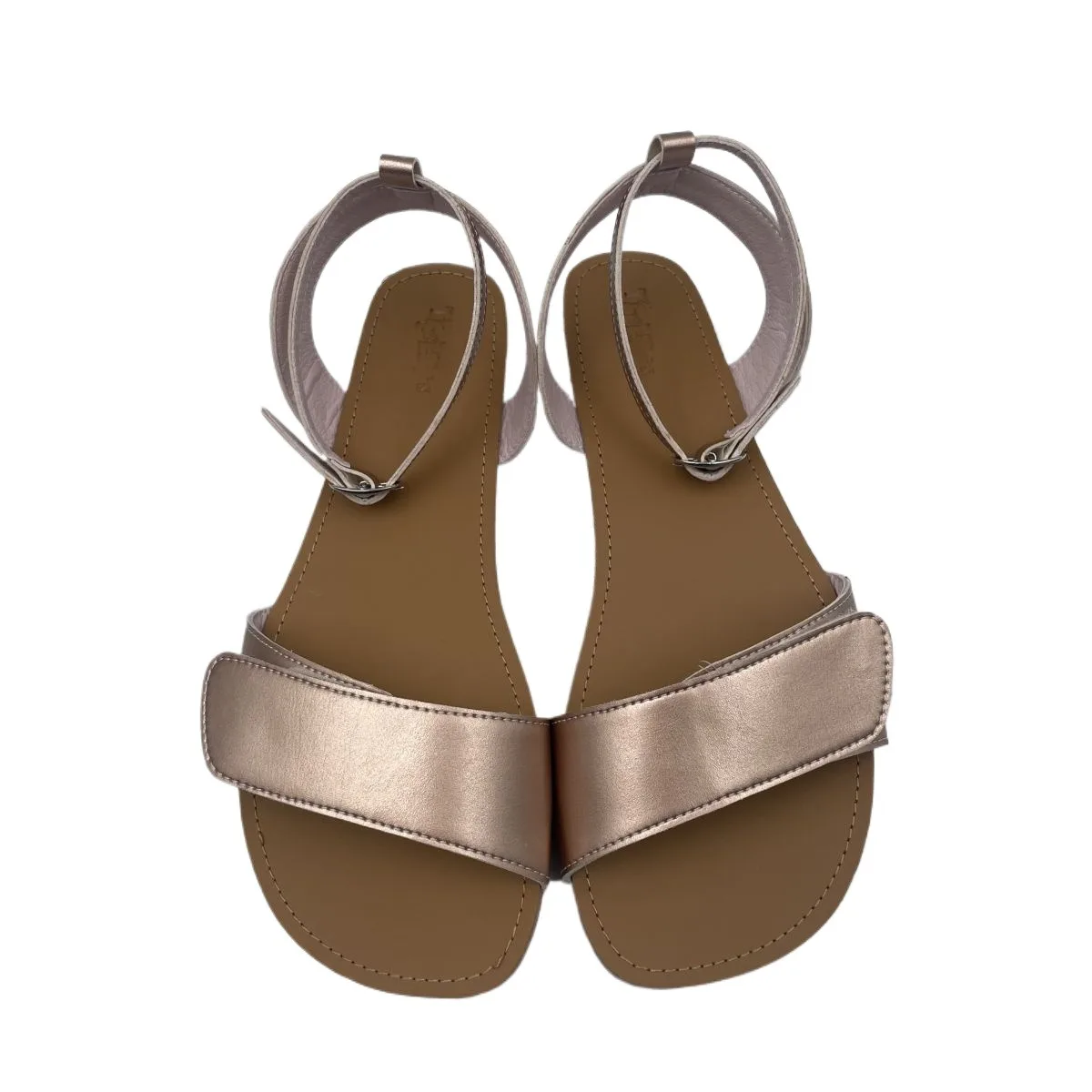 Tipsietoes 2025 Sandalias planas de cuero para niños Verano ligero