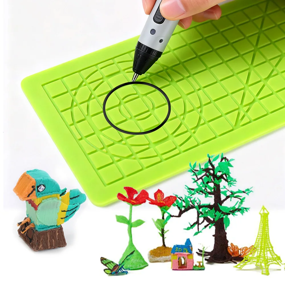 Bolígrafo de impresión 3D con tapete de silicona para dibujar - imagen 5