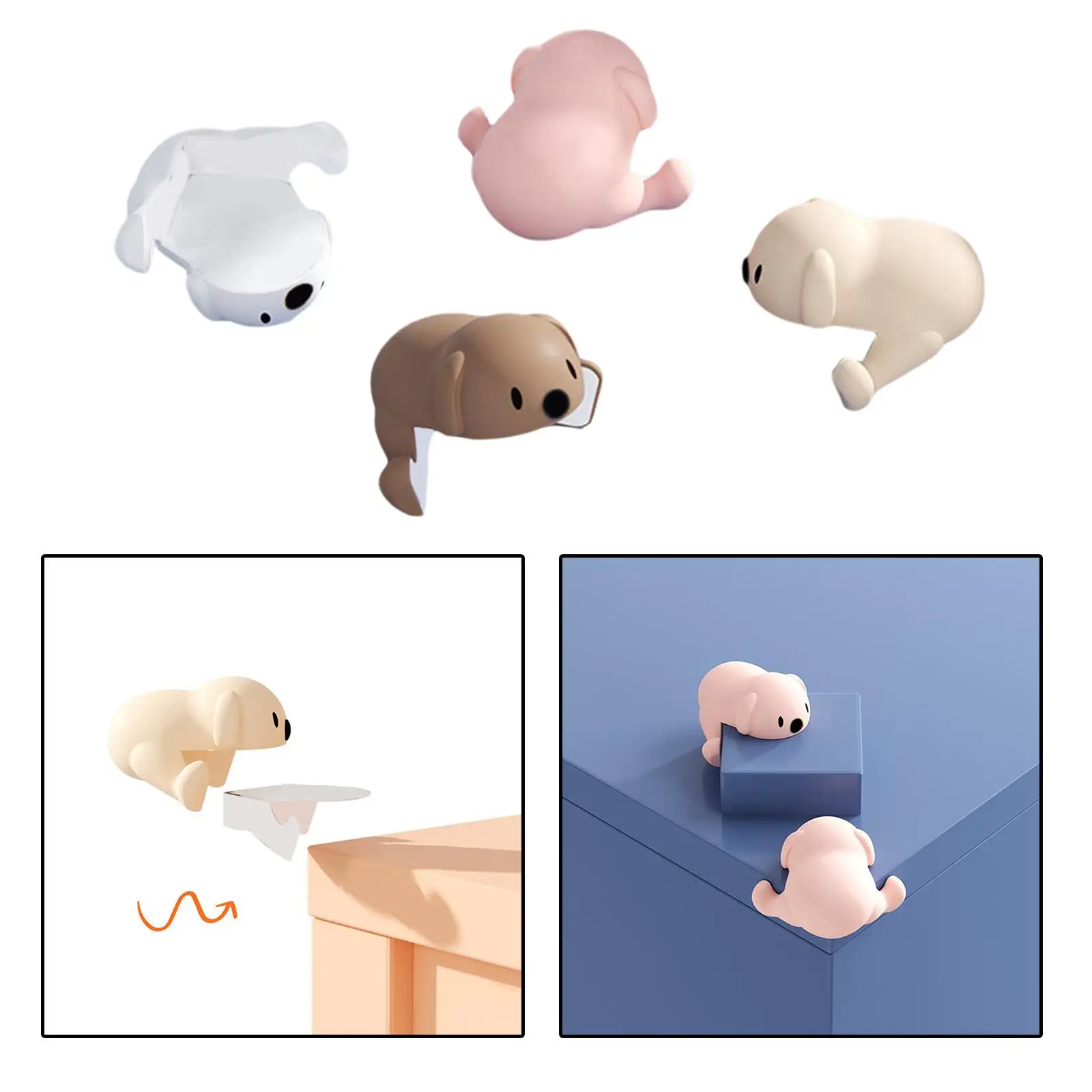 Protectores de bordes para mesa de escritorio infantil