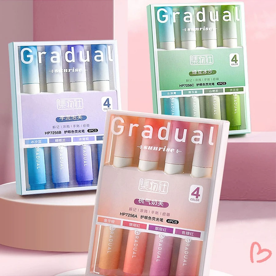 Resaltadores de colores para niños - Kit papelería divertida
