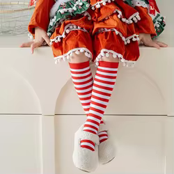 Calcetines de Navidad algodón suave para niño y niña