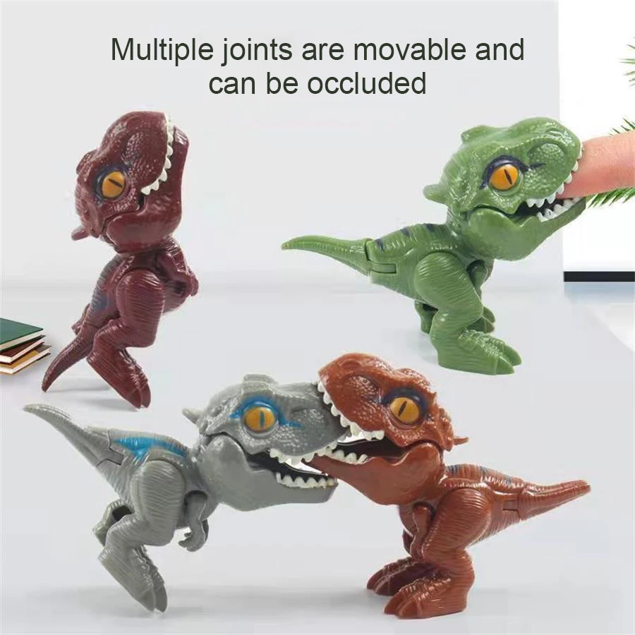 Juguete dinosaurio tiranosaurio mini animal con articulación móvil - imagen 2