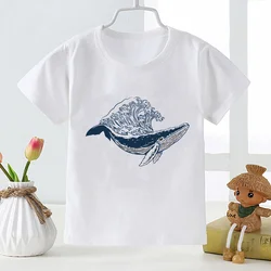 Camiseta bebé ballena – Top verano para niños y niñas