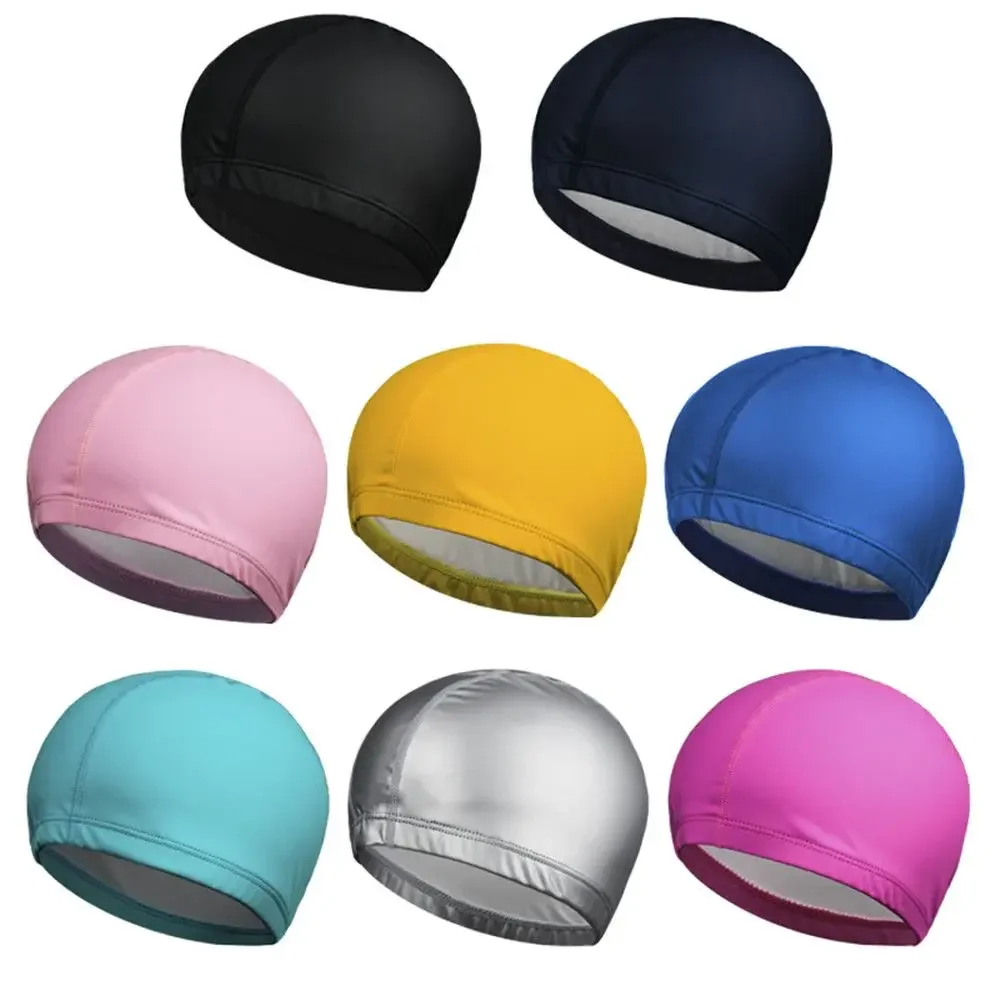 Gorro de natación impermeable PU protección oreja adulto y niño - imagen 3