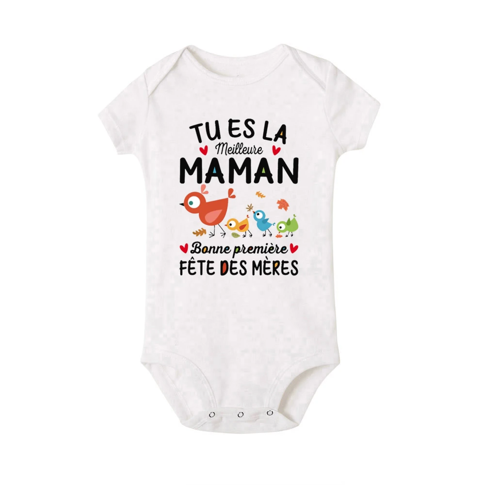 Mameluco manga corta Bebé Recién Nacido - Estampado verano unisex - imagen 4
