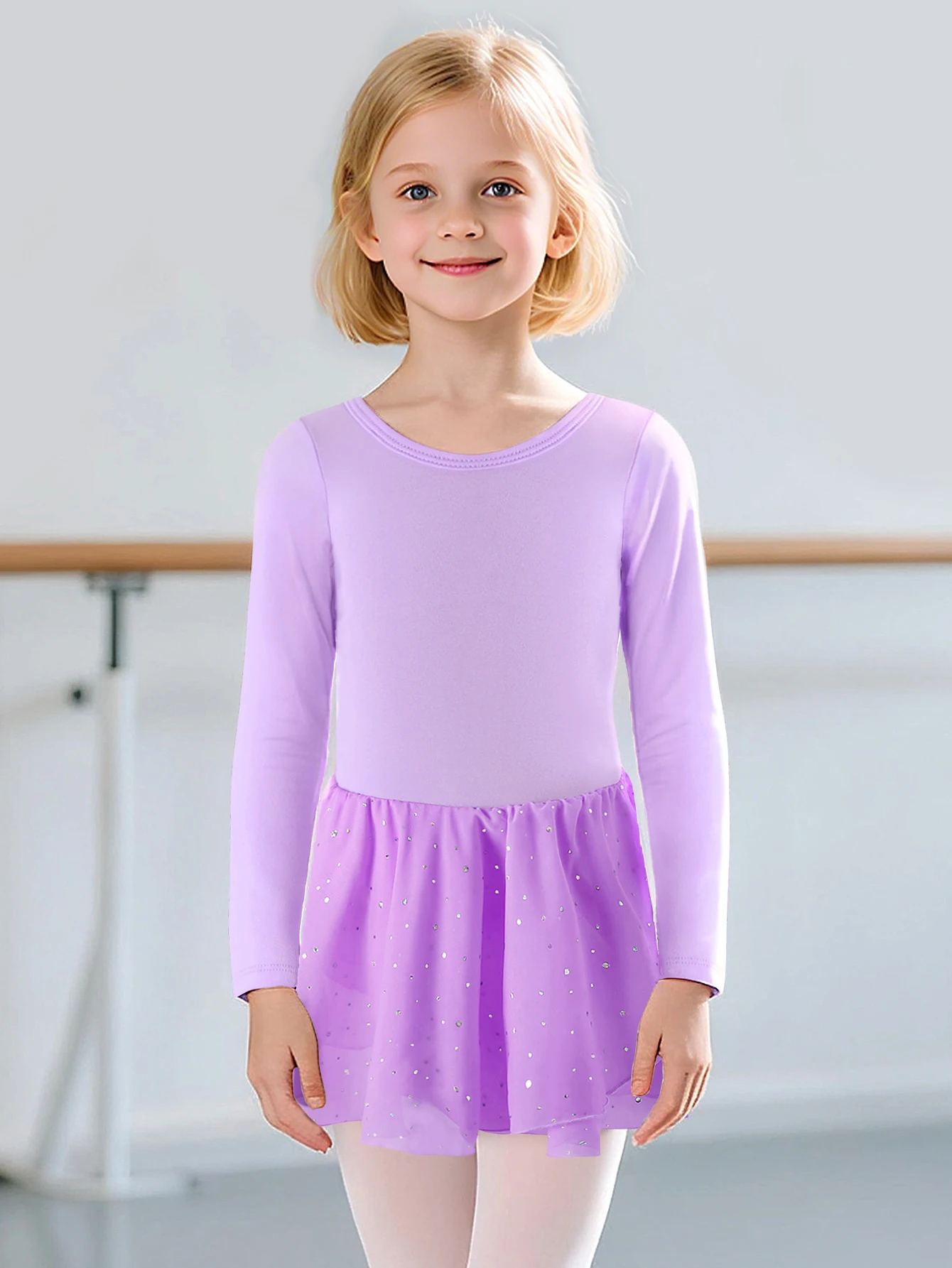 Leotardo ballet con falda tutú para niña - imagen 2