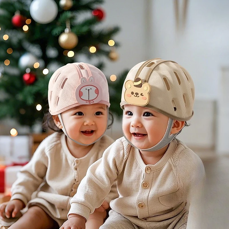 Casco anticaídas para bebé con acolchado ajustable - imagen 4
