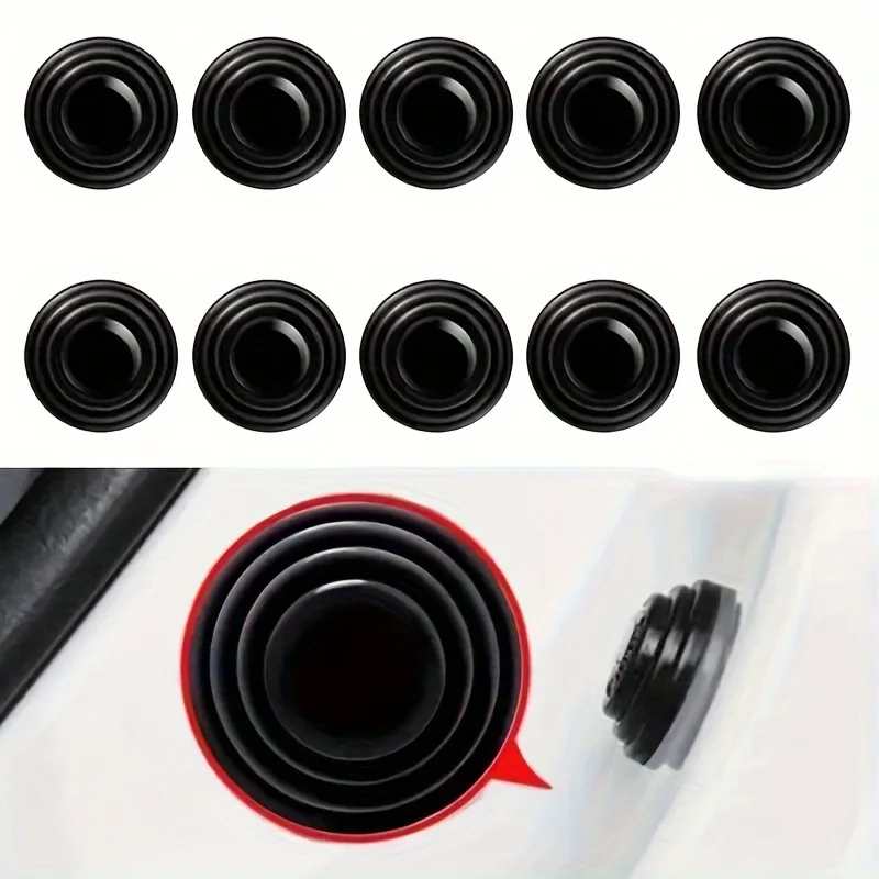 Protectores de parachoques de silicona para puerta de coche y pegatinas anticolisión
