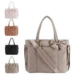 Bolso infantil de algodón con lazo – Bolsa grande para niño y niña