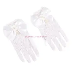 Guantes infantiles elegantes para bodas, fiestas y baile