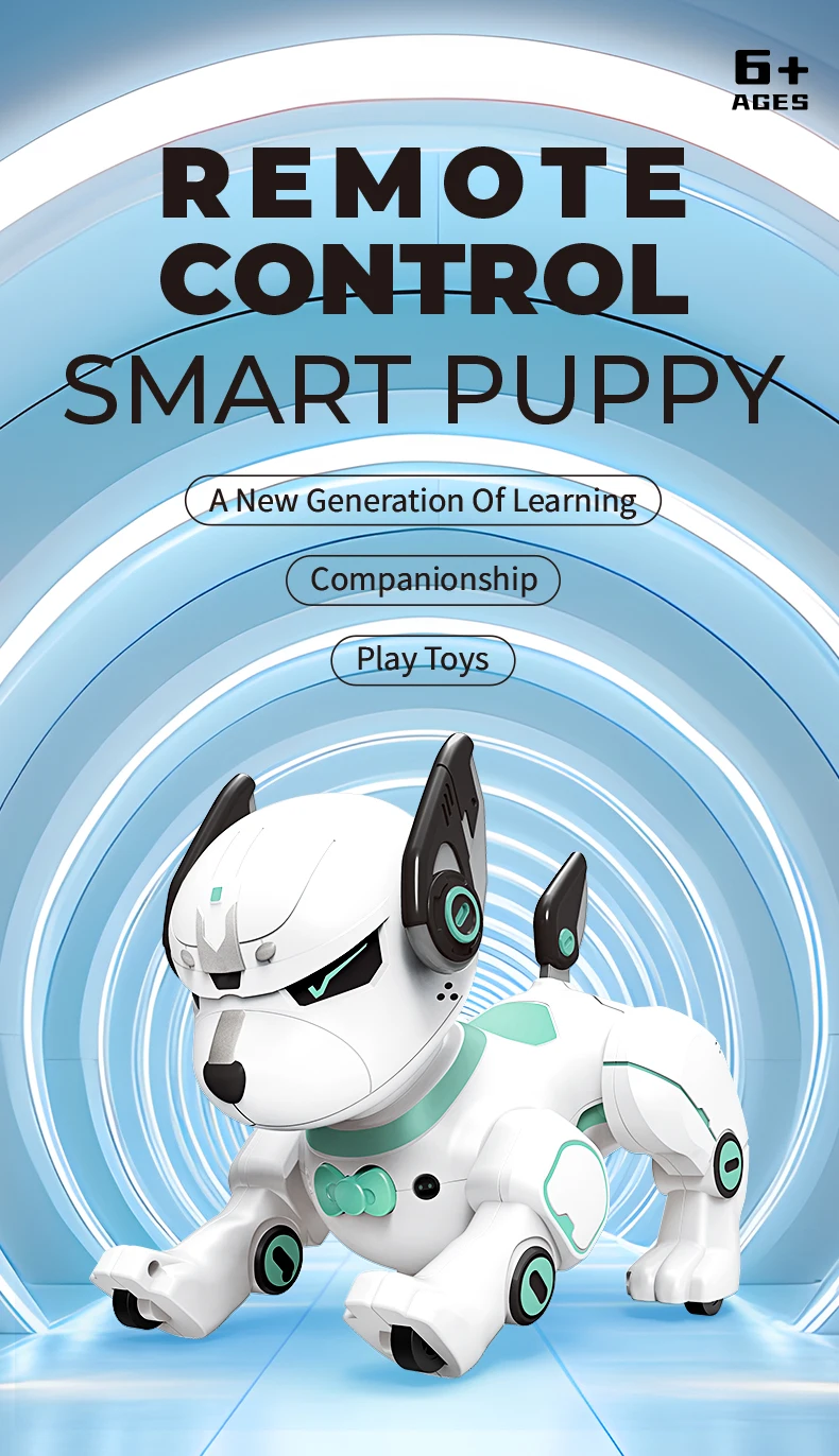 cachorro robot con control remoto
