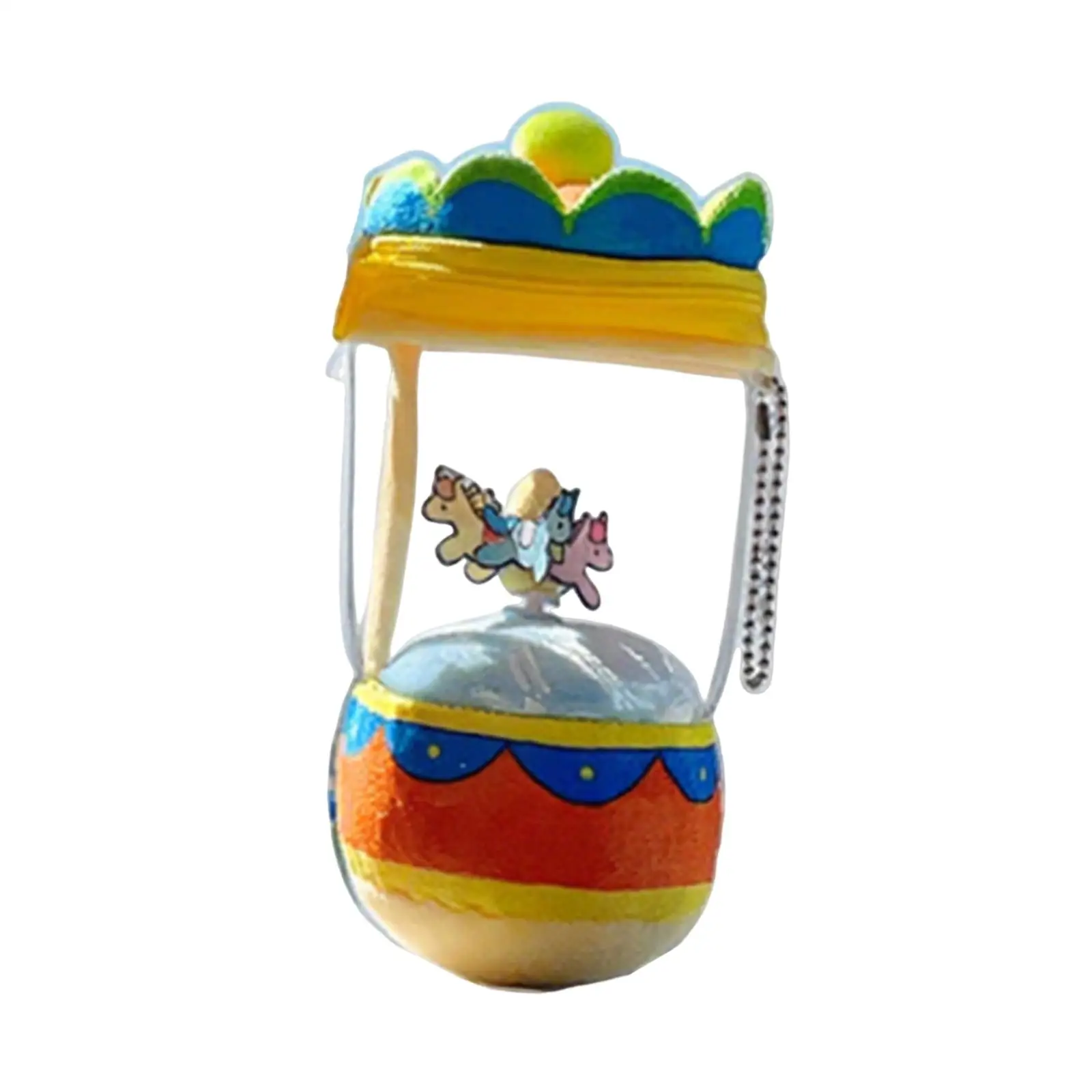 Peluche giratorio con cordón para carrito y bolso, caballo
