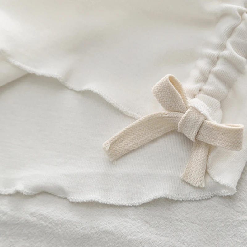 Conjunto de verano de algodón para bebé niña: chaleco y bermuda - imagen 4