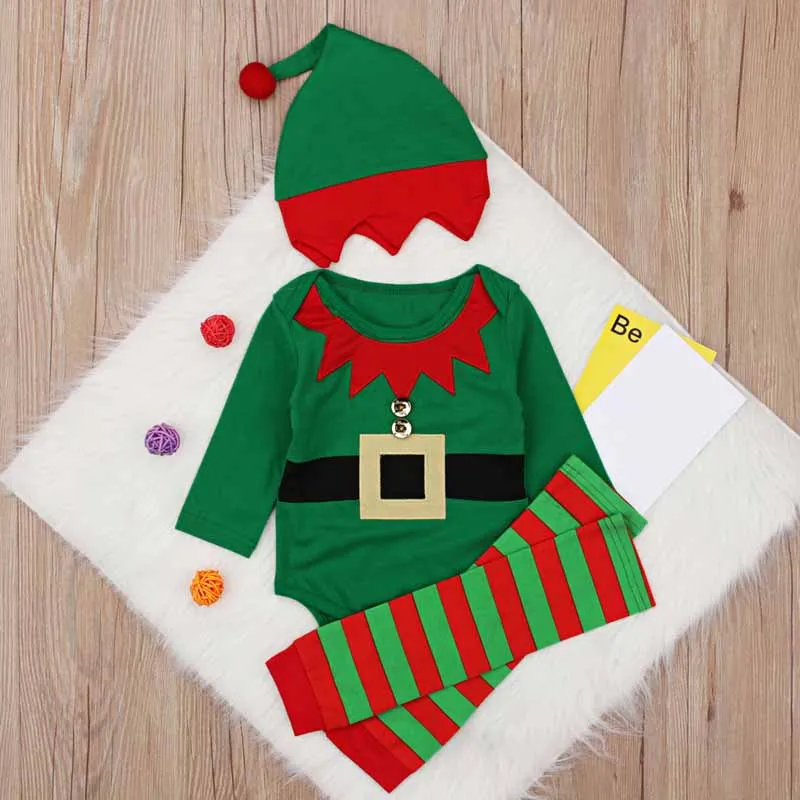 Body navideño de manga larga para niños cálido y cómodo cuello redondo - imagen 2