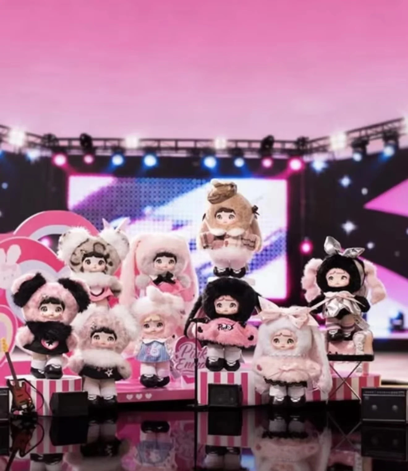 Muñeca Nommi Pinky Energy Alice figura kawaii con llavero - imagen 5