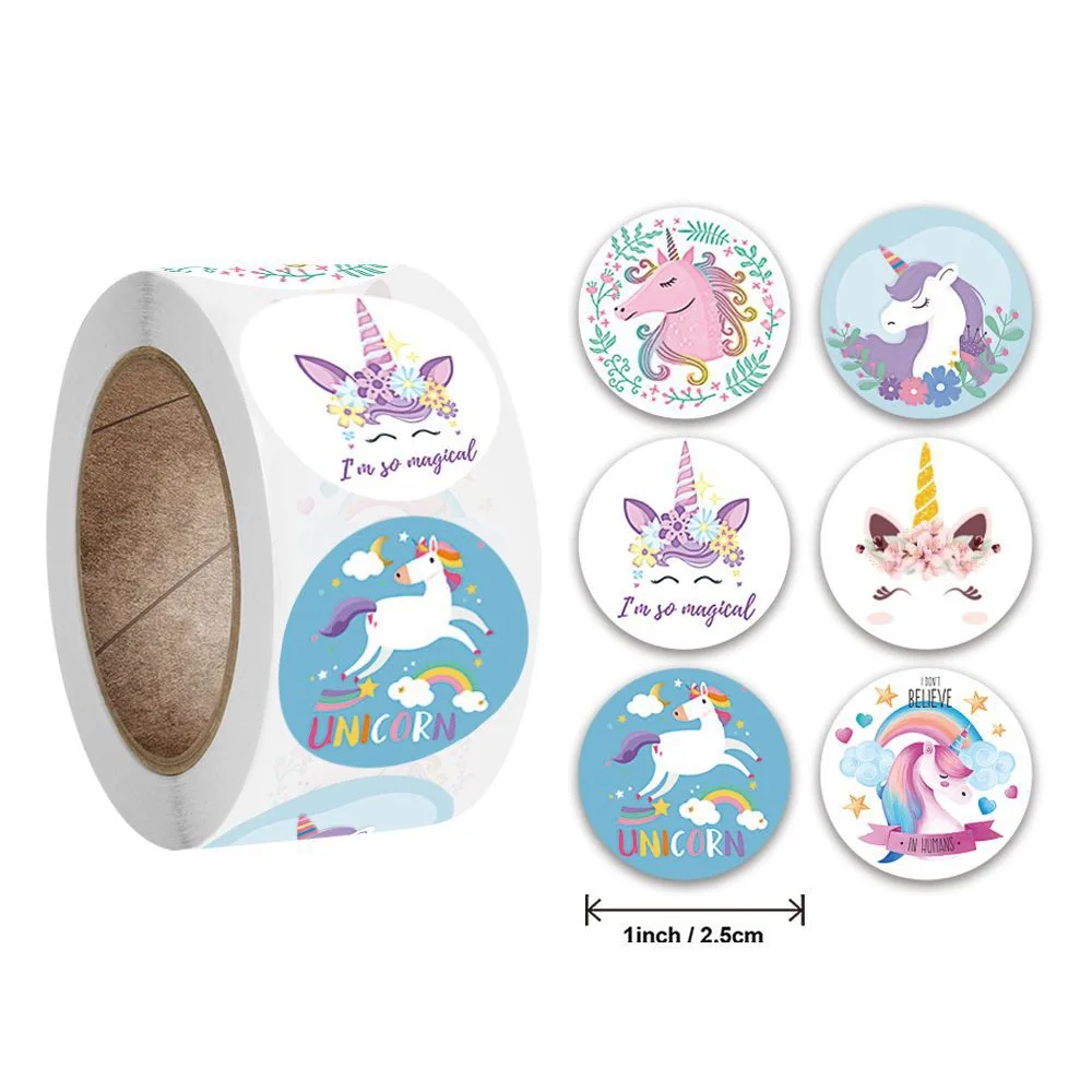 Pegatinas de unicornio decorativas para niños de guardería - imagen 3
