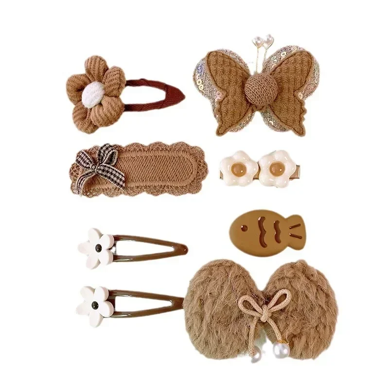 Pasadores de pelo con lazo floral para niña - Accesorios cabello - imagen 5