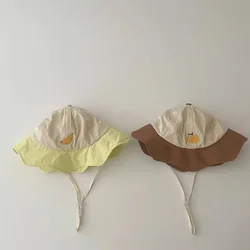 Gorro reversible de verano para niño – Estilo coreano con estampado de frutas