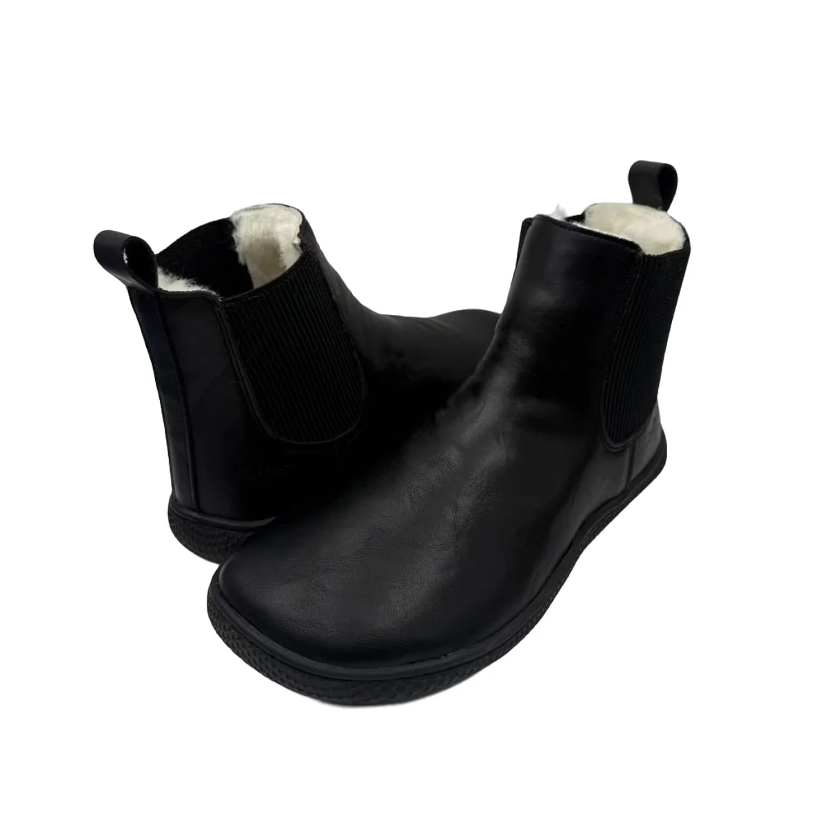 Tipsietoes Botines Chelsea de piel con caída cero para niños - imagen 3