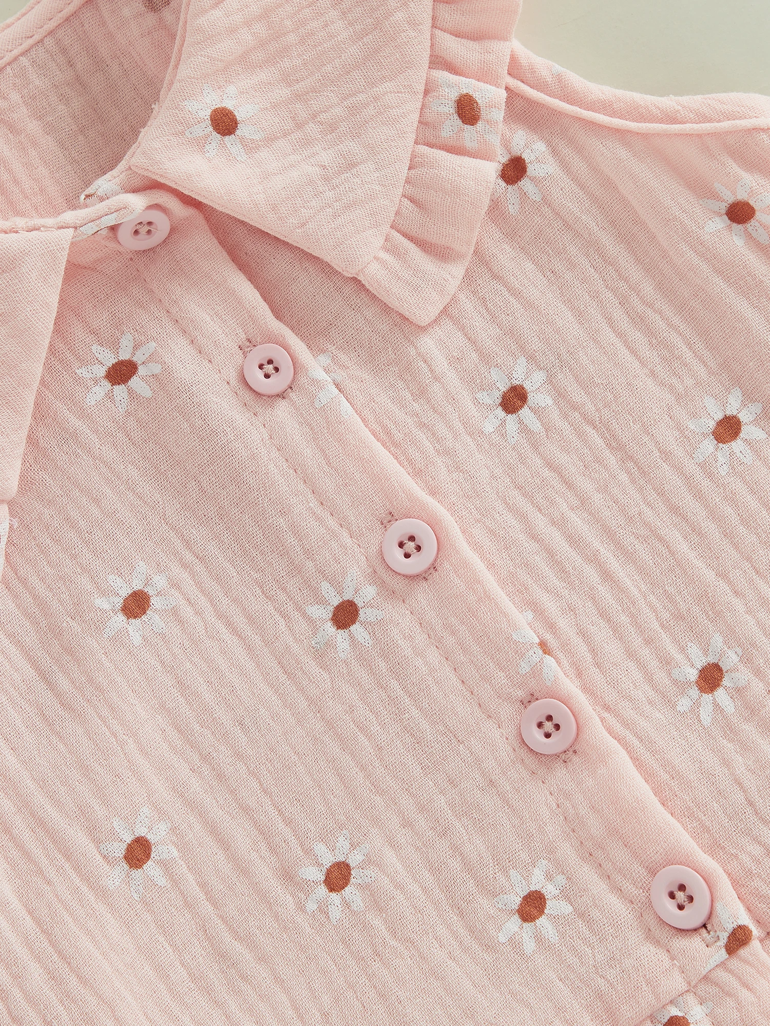 Conjunto infantil multicolor, estampado floral