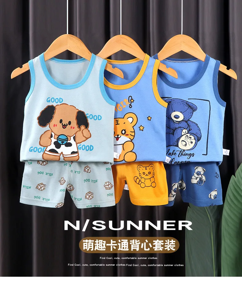 Chaleco sin mangas con estampado infantil