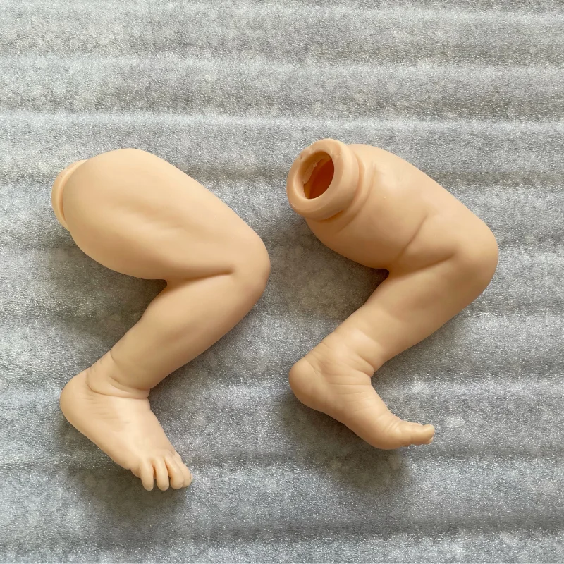 Laura kit muñeco Reborn bebé realista sin pintar cuerpo de tela vinilo - imagen 5