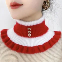 Protector de cuello terciopelo bebés – Diseño raya diamante, invierno cálido
